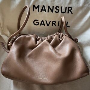 Mansur Gavriel mini cloud with dust bag; light wear around opening